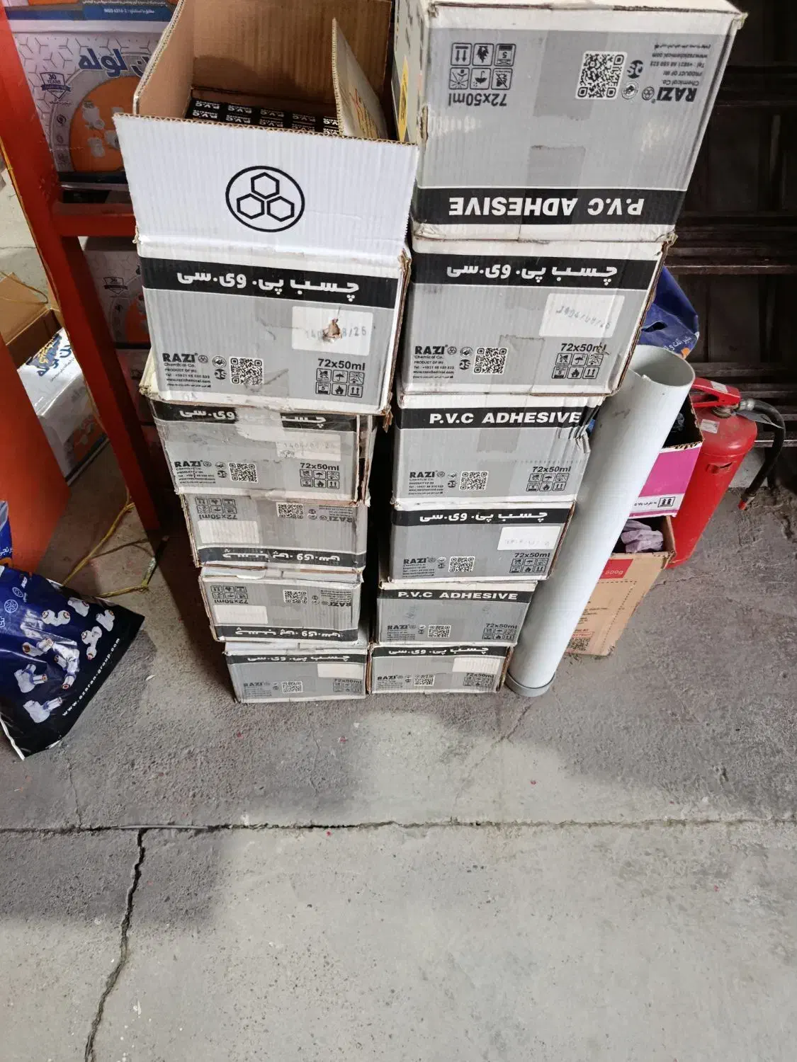 تعداد ۱۰کارتن چسب راضی ۵۰سی سی|ابزارآلات|اصفهان, گرکان|دیوار