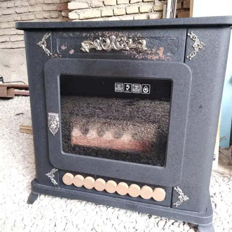 بخاری شومینه ای گازی|بخاری، هیتر، شومینه|ساری, |دیوار