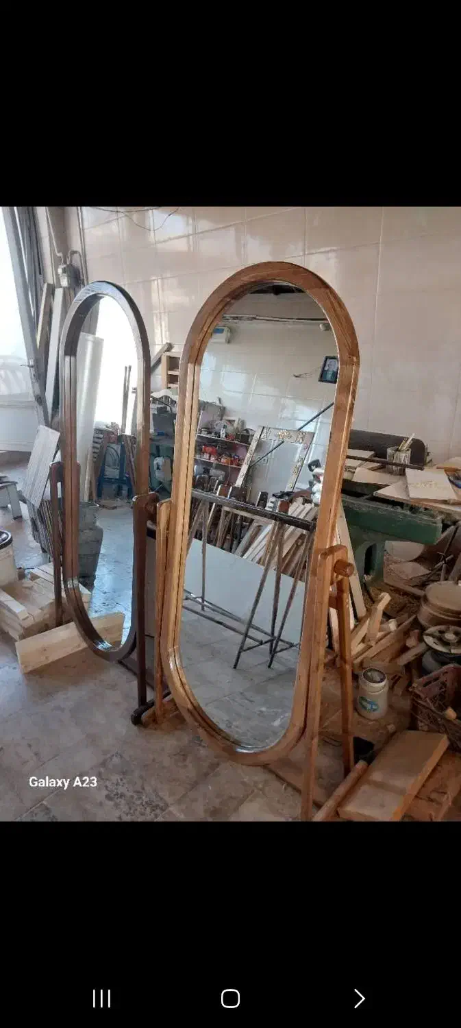 اینه قدی گنبدی چوبی|آینه|کرج, مجتمع صنفی صنعتی|دیوار