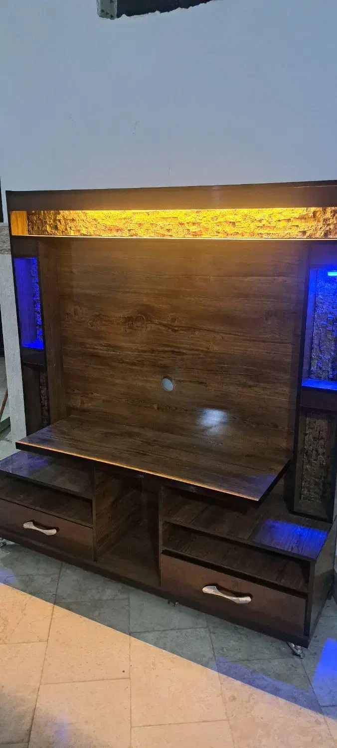 میز تلویزیون )نور مخفی|میز تلویزیون|تالش, هشتپر|دیوار