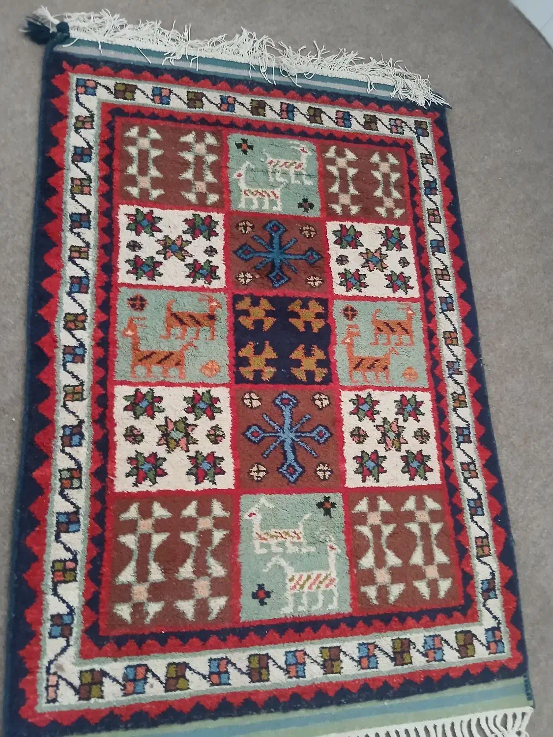 قالی دستبافت|فرش|لنجان, |دیوار