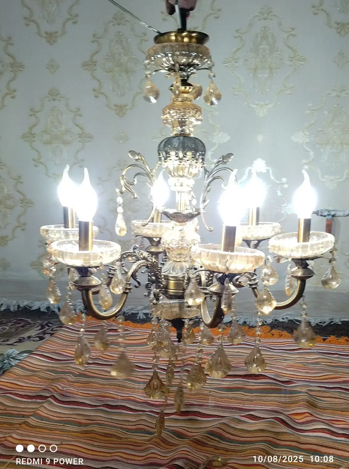 لوستر کلاسیکی|لوستر و چراغ آویز|خرمشهر, |دیوار