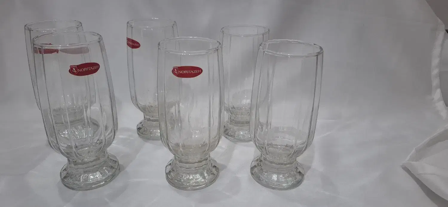 6عدید لیوان پایه دار بدون دسته|ظروف سرو و پذیرایی|شیراز, انجیر|دیوار