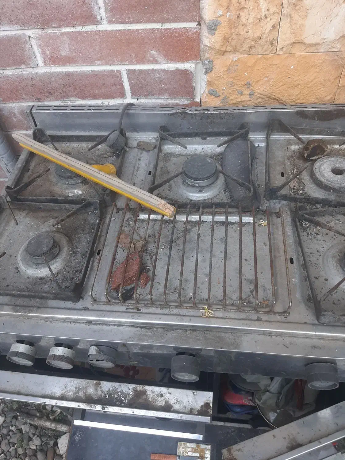 گاز تمام استیل ضد زنگ اصل|اجاق گاز و لوازم برقی پخت‌وپز|سلمان‌شهر, |دیوار