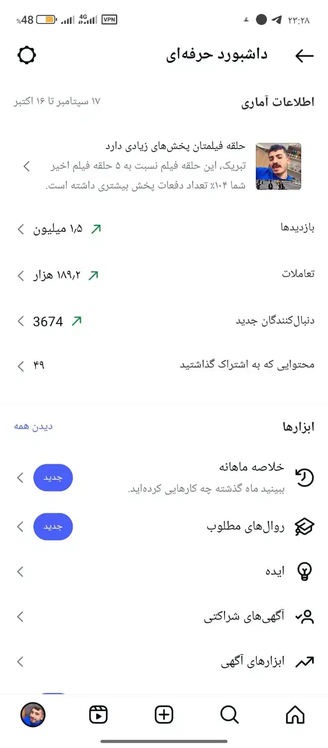 پیج فروشی فعال 4هزار و700نفری|حراج|یاسوج, |دیوار