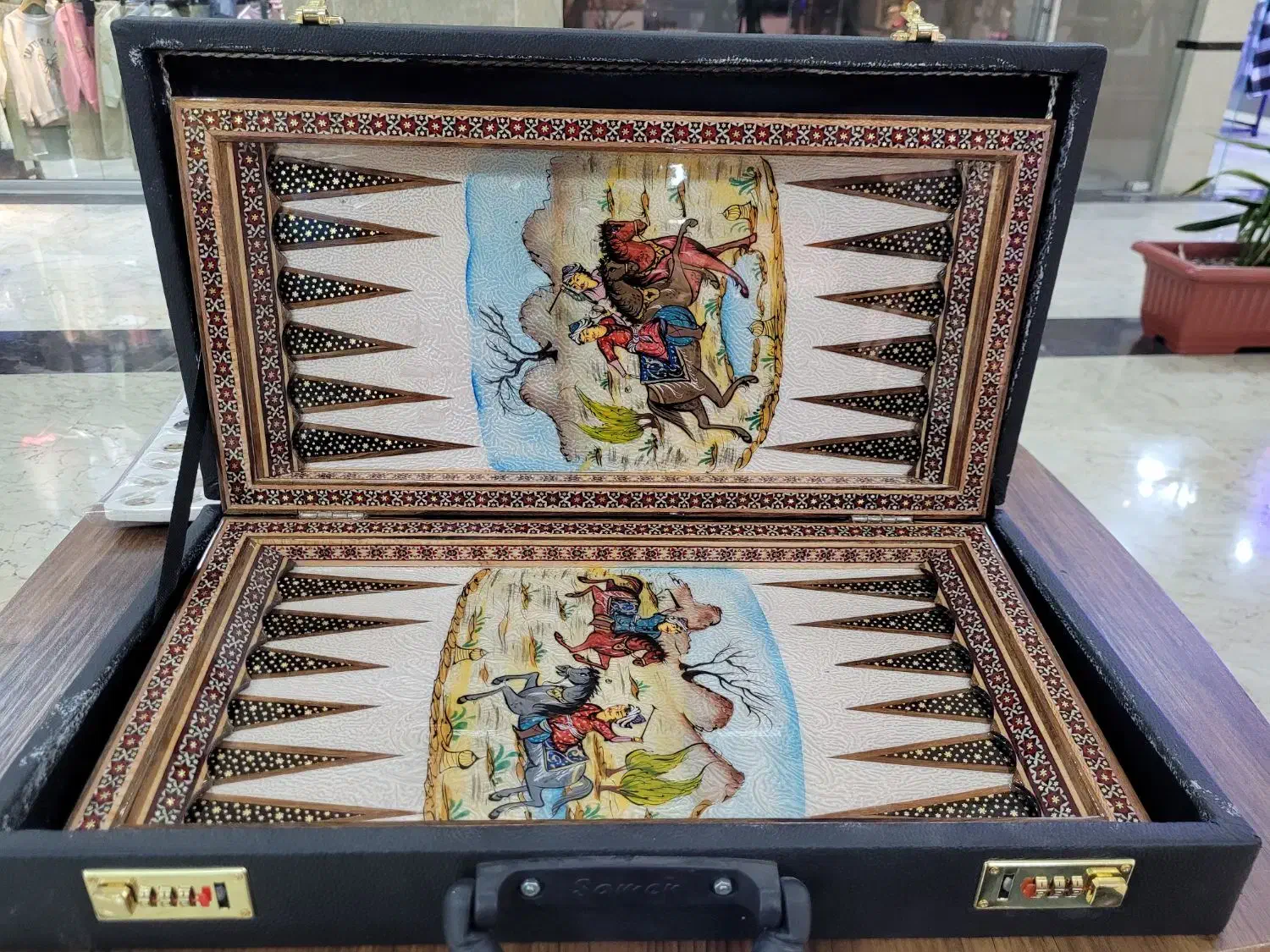 تخته نرد خاتم اصفهان اورجینال|اسباب‌‌بازی|تهران, امام زاده حسن|دیوار