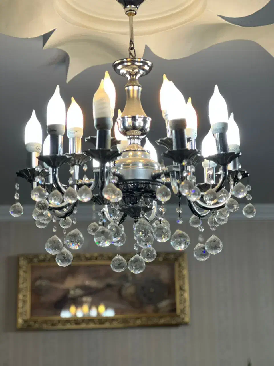 لوستر ۵ شاخه ۱۰ شعله|لوستر و چراغ آویز|تهران, شهید رجایی|دیوار