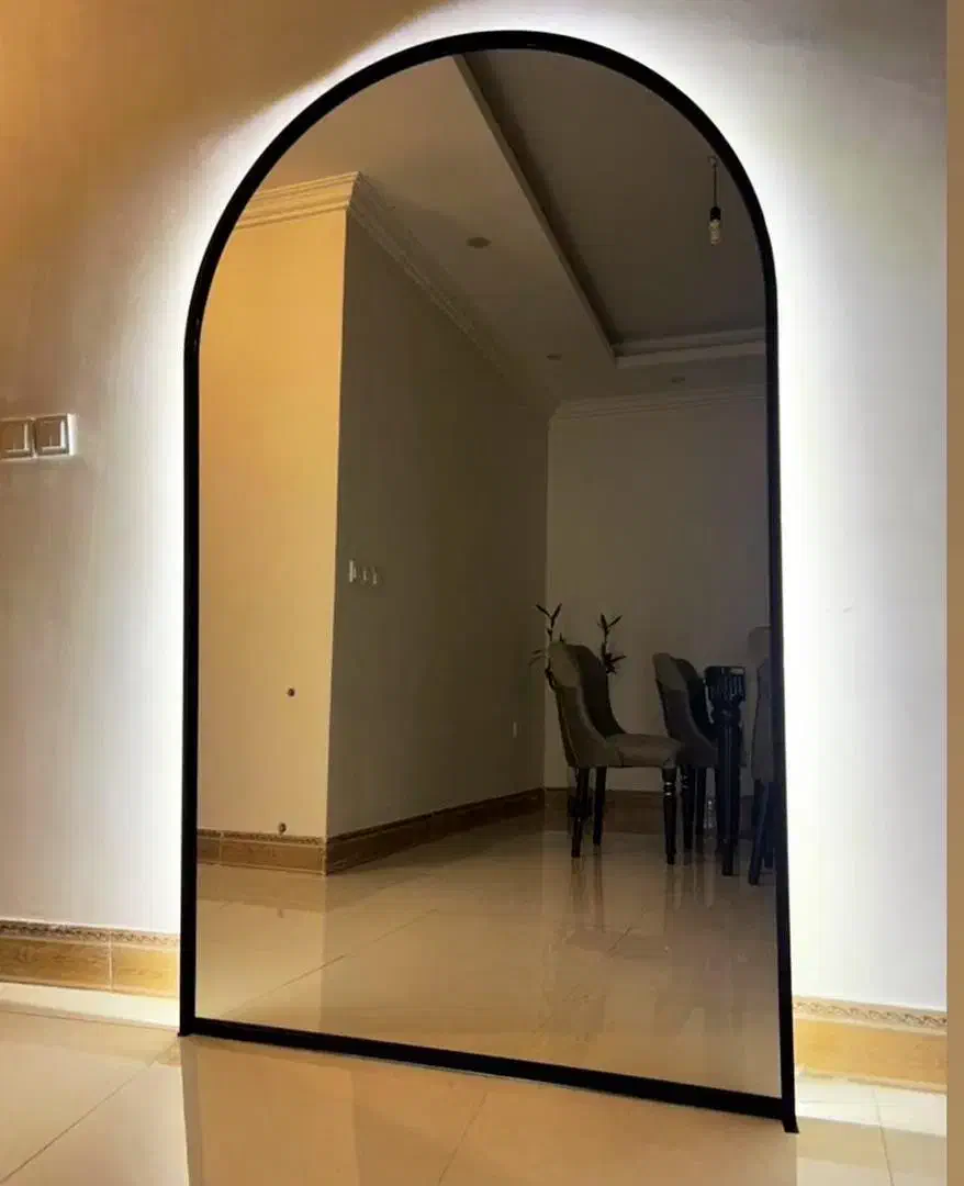 اینه فلزی مدل پنجره ایی ابعاد ۱۸۰ سفارشی|آینه|قائمشهر, |دیوار