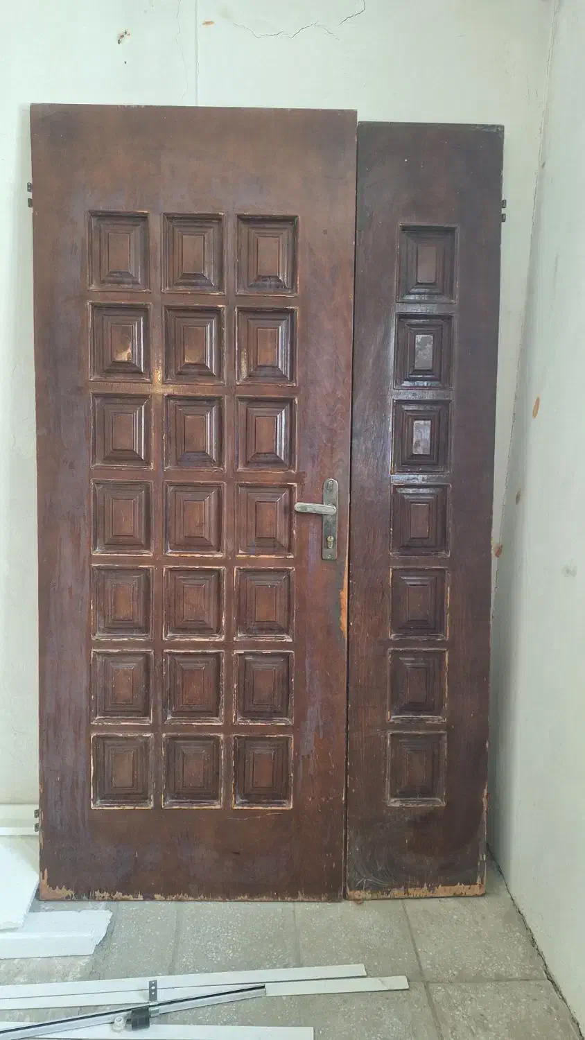 درب چوبی دو لنگه|لوازم سرویس بهداشتی|دورود, |دیوار