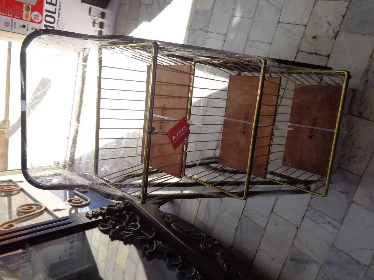 استند میوه|کتابخانه، شلف، قفسههای دیواری|میبد, |دیوار