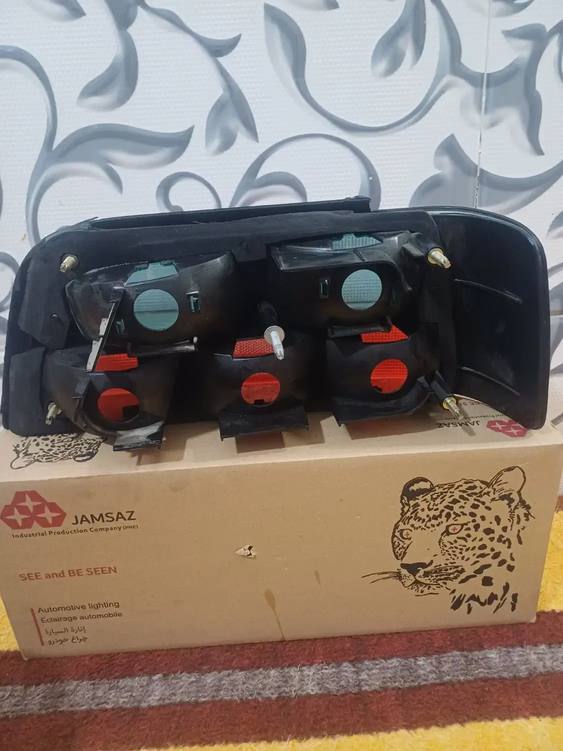 یک جفت چراغ خطر عقب پژو پارس سفارشی ۴۰۱|قطعات یدکی و لوازم جانبی|خرمشهر, |دیوار