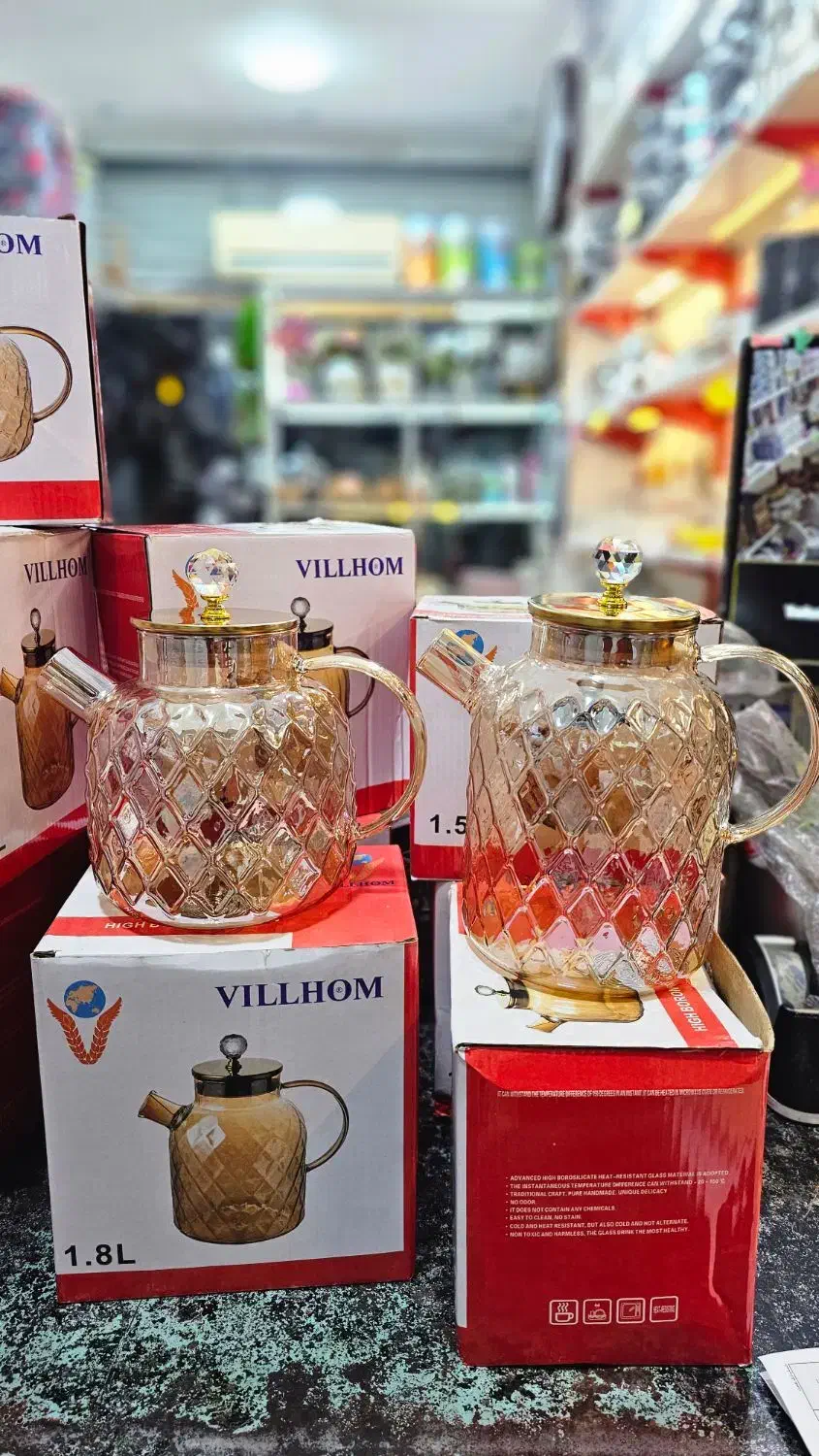 قوری پیرکس درب نگین|قوری، کتری، قهوه‌ساز دستی|گرگان, |دیوار