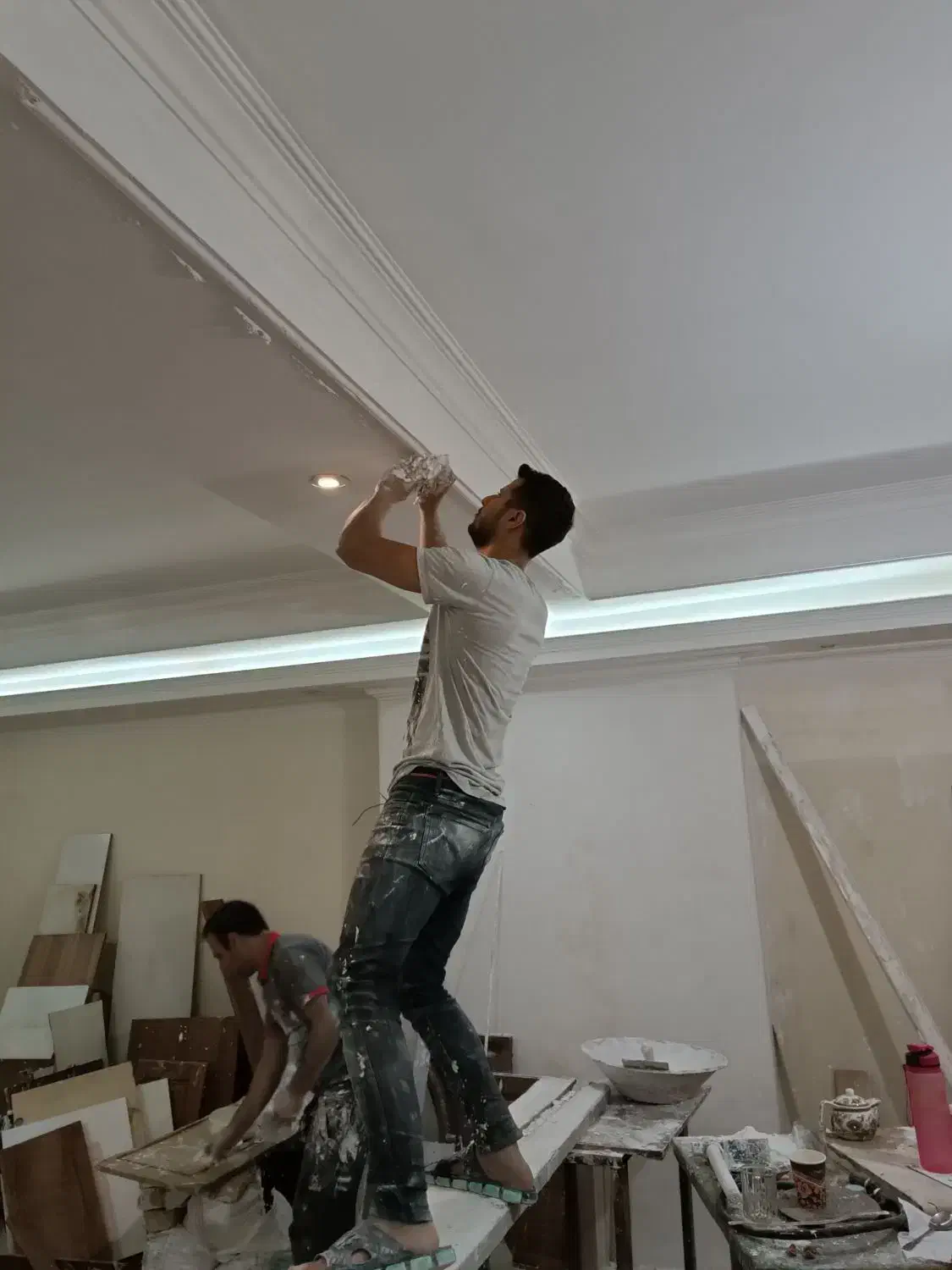 گچ کاری، سفیدکاری، خرده کاری|خدمات پیشه و مهارت|شیرود, |دیوار