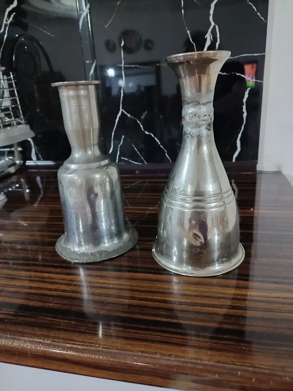 جام‌ قلیون ورشو و برنج  خوانساری|کلکسیون اشیاء عتیقه|خرم‌آباد, |دیوار