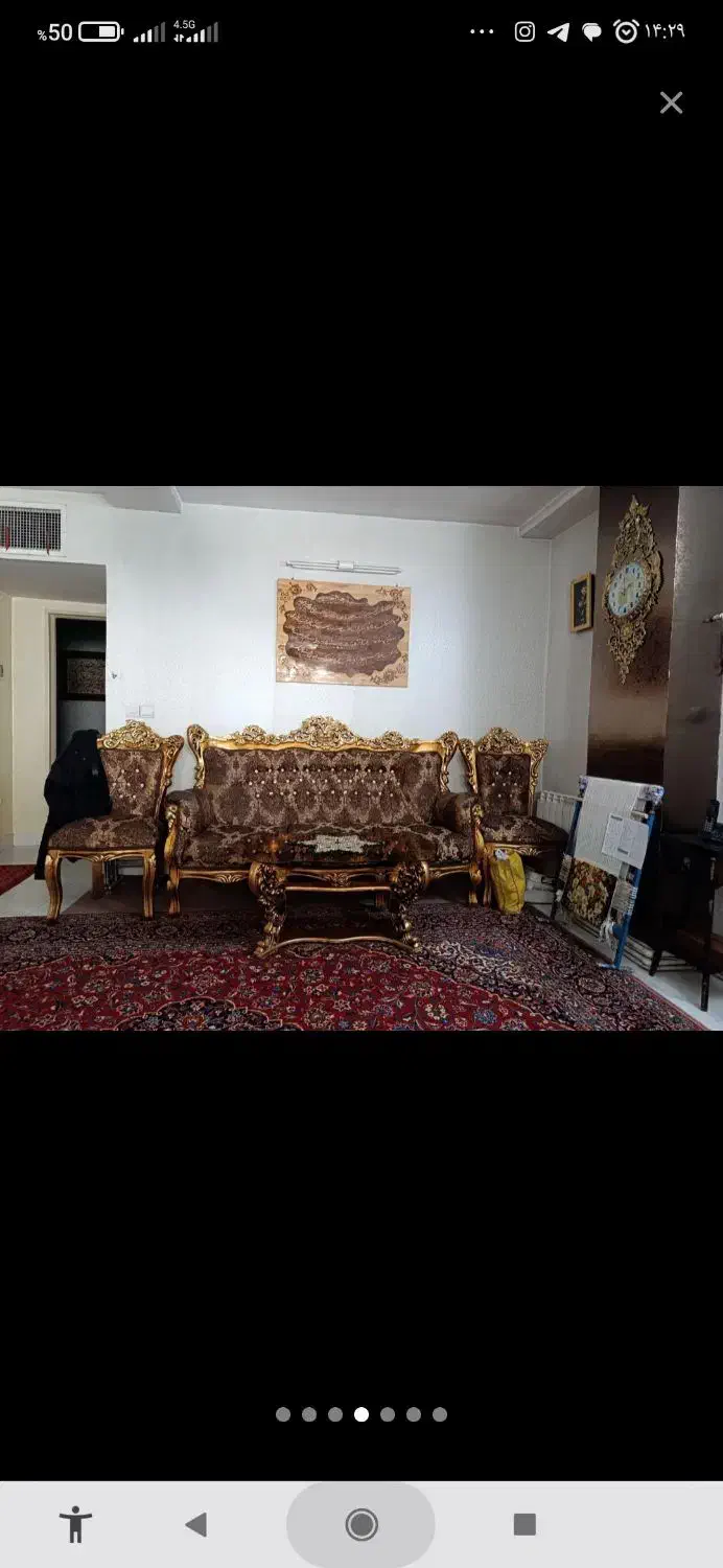 مبلمان هفت نفره ونهارخوری ۶نفره|مبلمان خانگی و میز عسلی|آبدانان, |دیوار