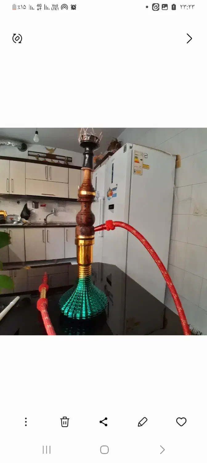 قلیان|صنایع دستی و سایر لوازم تزئینی|مبارکه, |دیوار