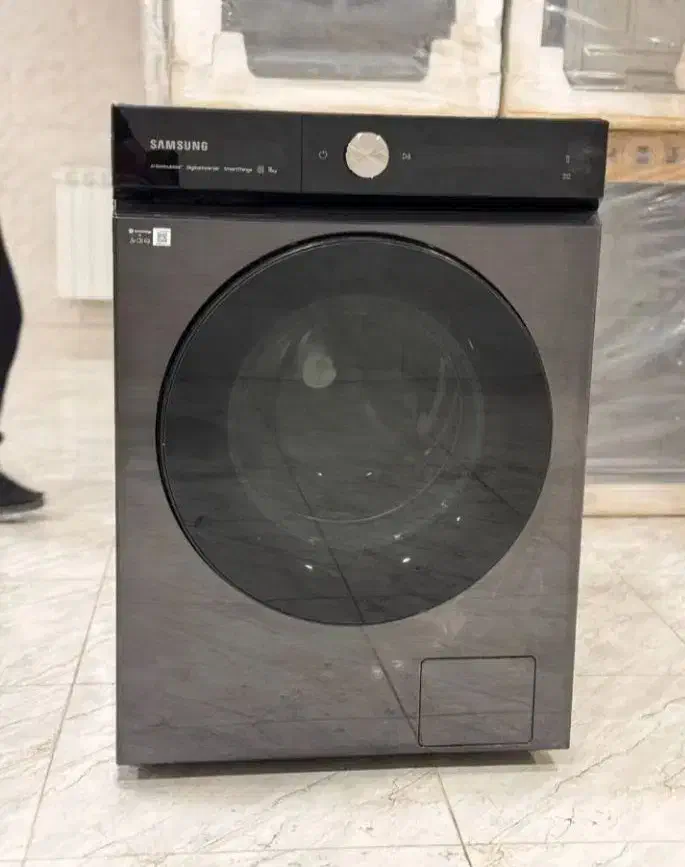 ماشین لباسشویی نو سامسونگ|ماشین لباسشویی و خشککن لباس|رشت, پستک|دیوار