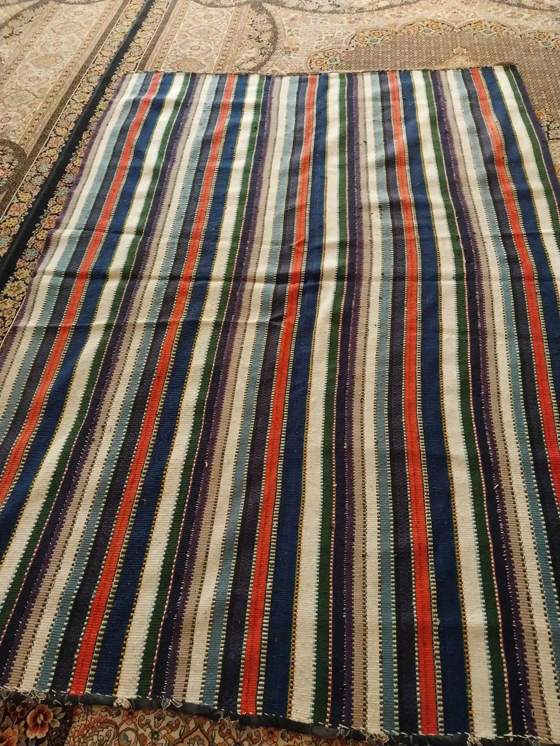 پالاز،دست باف،سالم.کم استفاده شده|گلیم، جاجیم، گبه|اردبیل, |دیوار