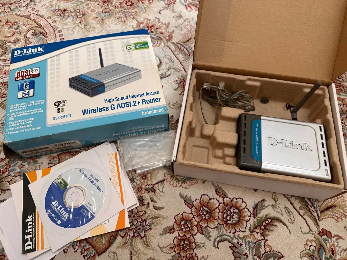 مودم adsl dlink ای دی اس ال دی لینک|مودم و تجهیزات شبکه|تهران, شهرک آتی شهر|دیوار