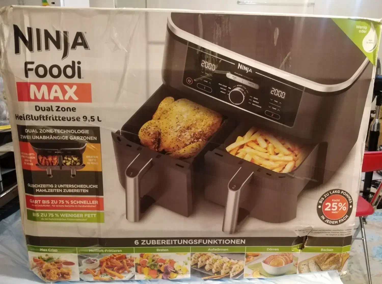 هواپز، ایرفایر،سرخکن نینجا، دو سبد مجرا، پلمپ|اجاق گاز و لوازم برقی پختوپز|تهران, صد دستگاه|دیوار