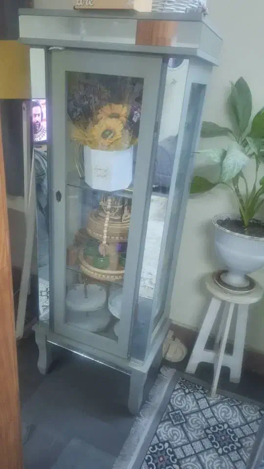 بوفه شیک ساده مینیمال اینه کاری|بوفه، ویترین، کنسول|شیراز, احمدی جنوبی|دیوار