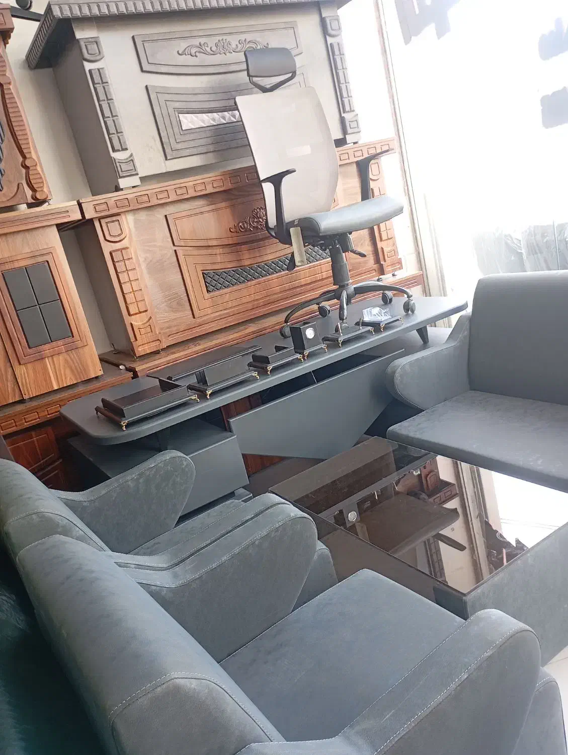 میز اداری صندلی جکدار مدیریت|دفتر کار|اردبیل, |دیوار