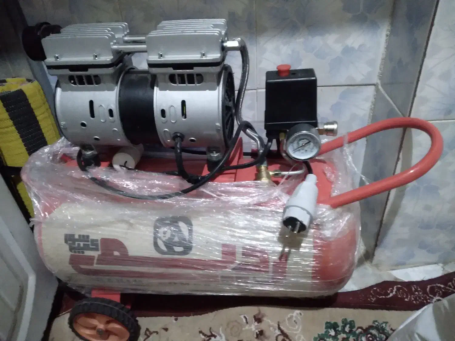 پمپ باد موتور بیصدا سیم پیچ مس نونو|ابزارآلات|قم, نیروگاه|دیوار