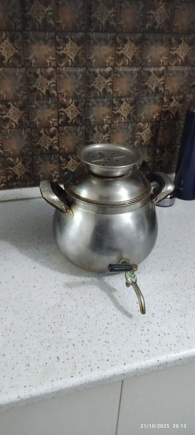 سماور روگازی استیل|سماور، چایساز، قهوهساز|آبیک, |دیوار