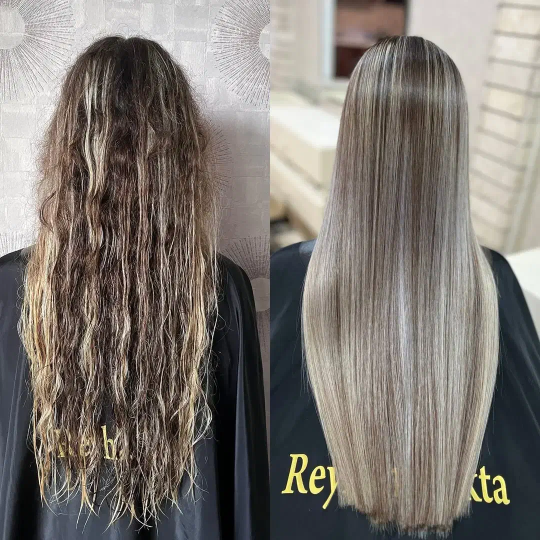 کراتین پروتئین ماندگاری یکسال فقط هزینه مواد|خدمات آرایشگری و زیبایی|چناران, |دیوار