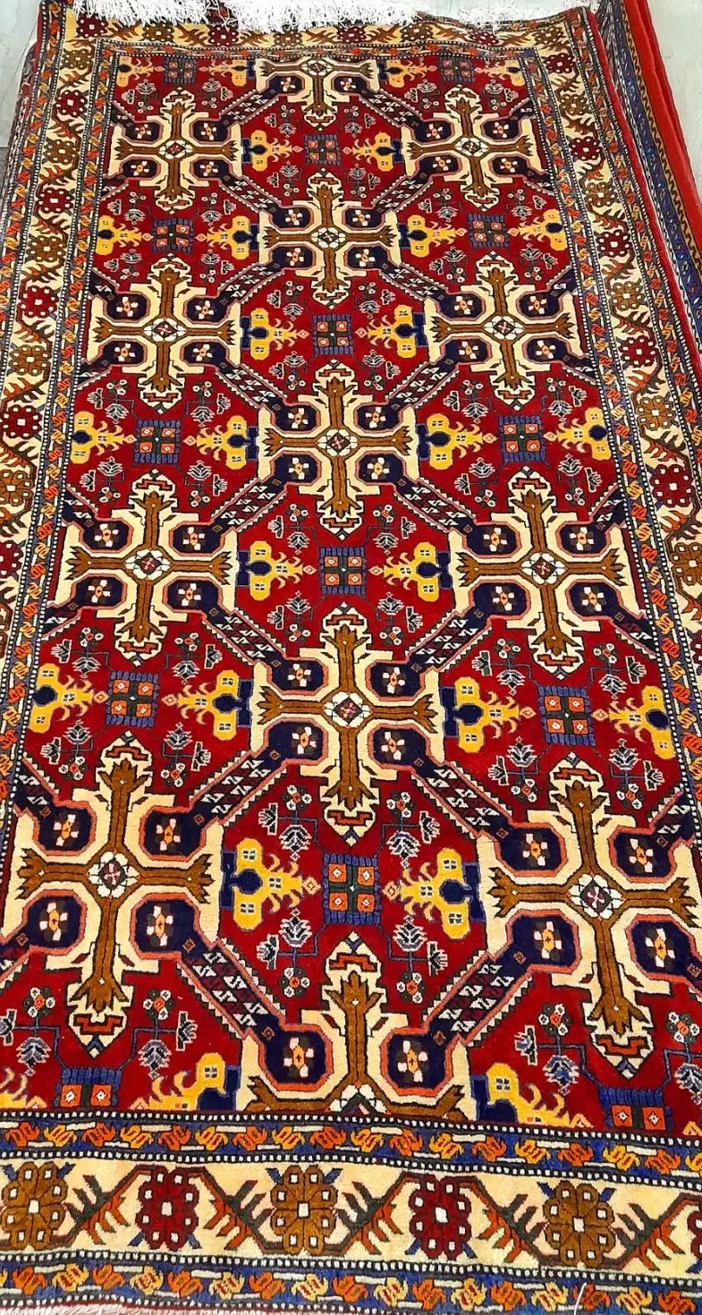 جفت فرش کناره آنتیک ardabil|فرش|اردبیل, |دیوار