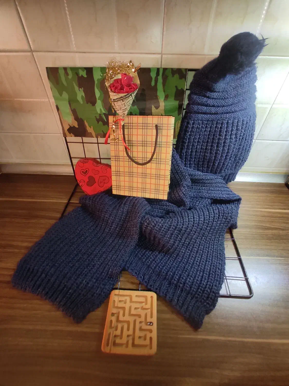 شال گردن و کلاه بافت|لباس|تهران, سعادت‌آباد|دیوار