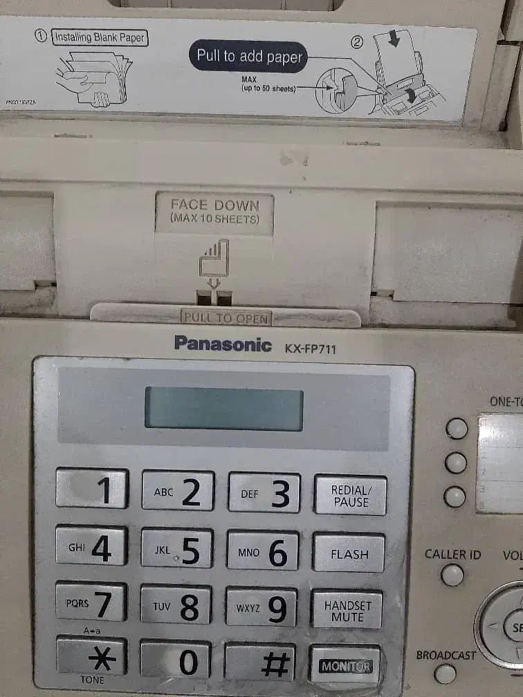 دستگاه  تلفن فکس پاناسونیک|پرینتر، اسکنر، کپی، فکس|بوشهر, |دیوار