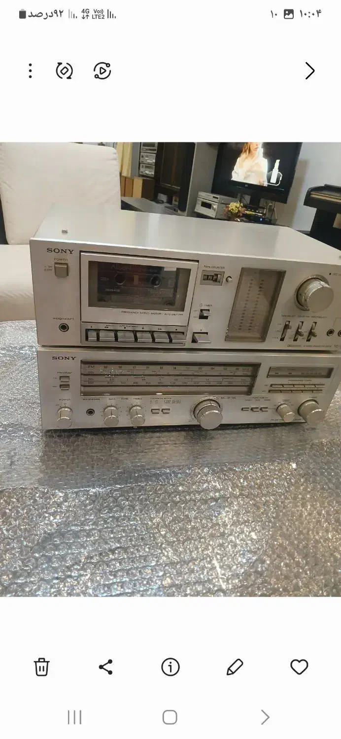 فروش دک کاست و امپلی سونی در حد اکبندنو|سیستم صوتی خانگی|بابلسر, |دیوار