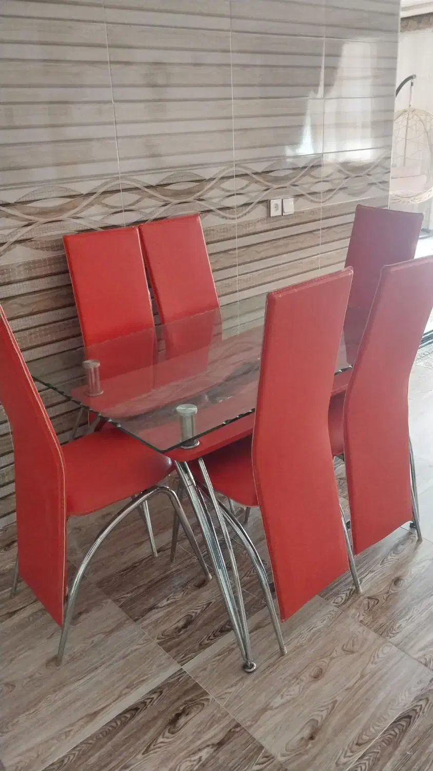 میز نهارخوری ۶ نفره|میز و صندلی غذاخوری|پلدختر, |دیوار