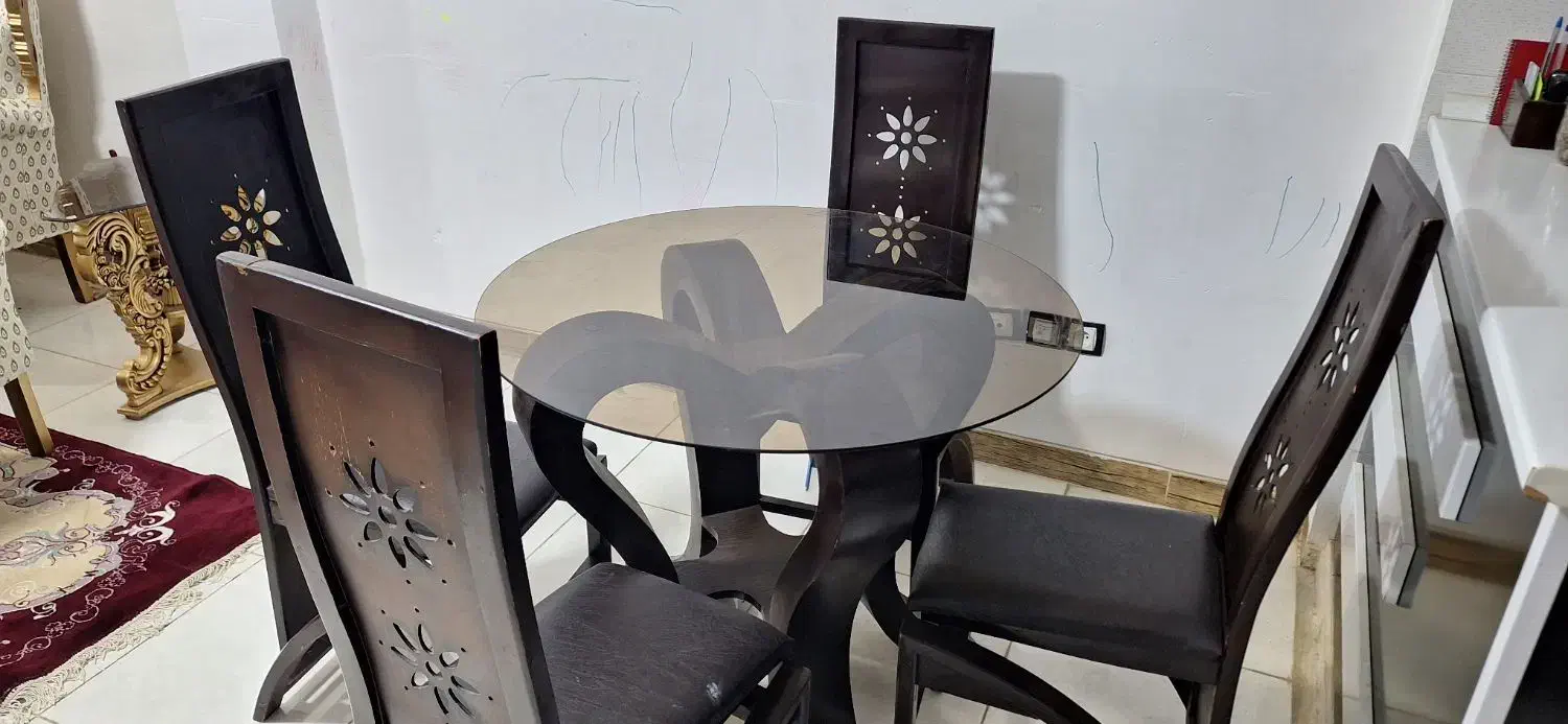 میز غذاخوری|میز و صندلی غذاخوری|لنجان, |دیوار