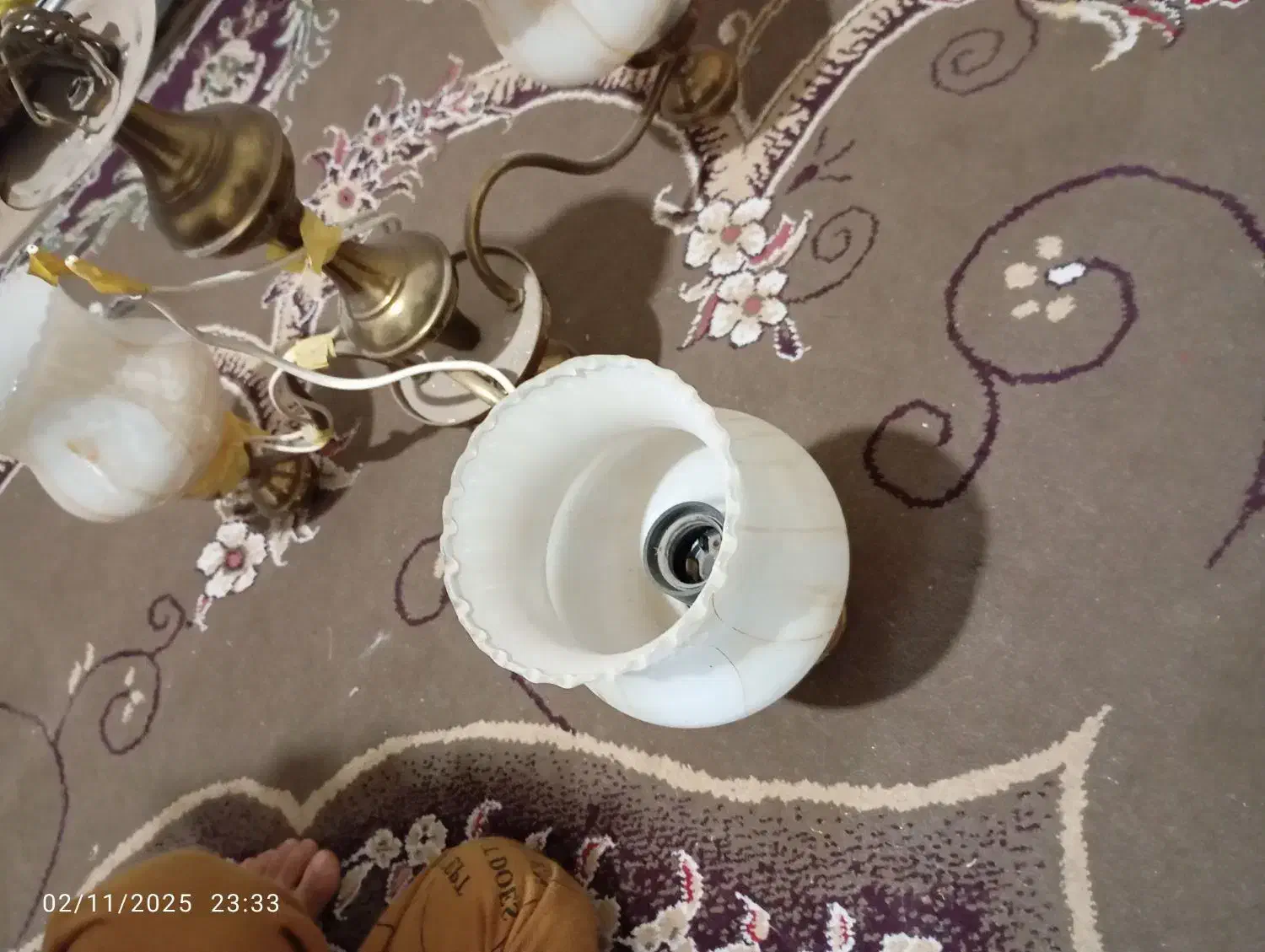 دوعدد لوستر|لوستر و چراغ آویز|قزوین, |دیوار