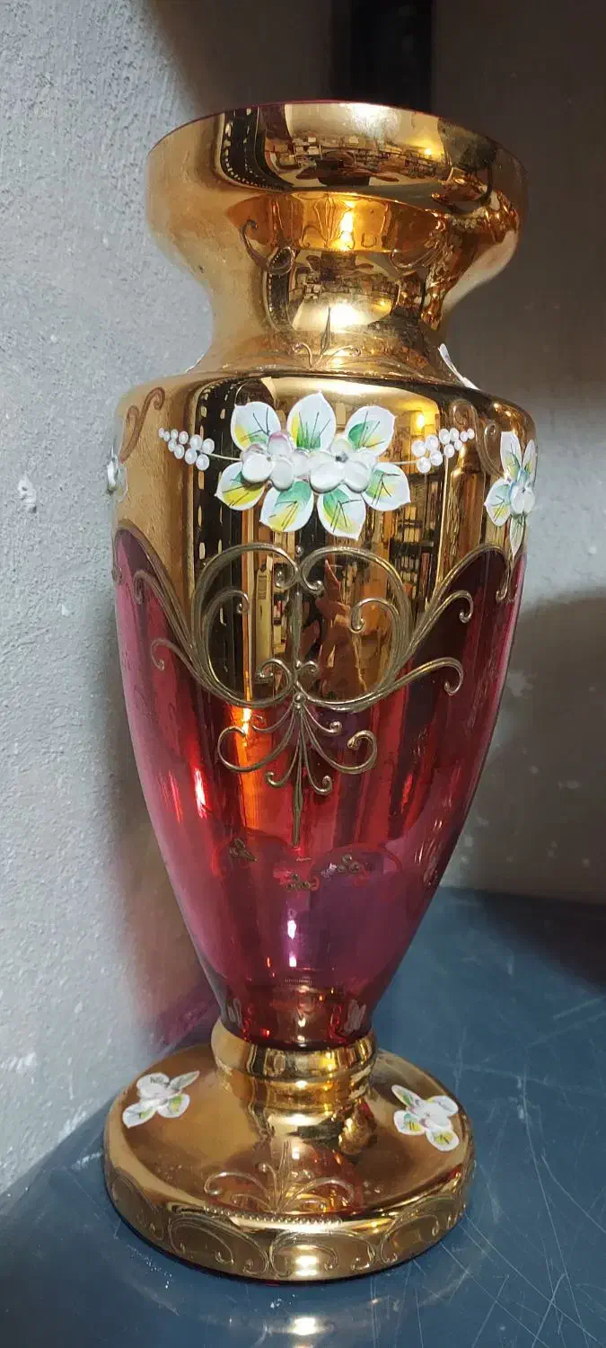 گدان کاپ ۳۰ صورتی گل برجسته بوهمیا چک|صنایع دستی و سایر لوازم تزئینی|تهران, شوش (باغ آذری)|دیوار