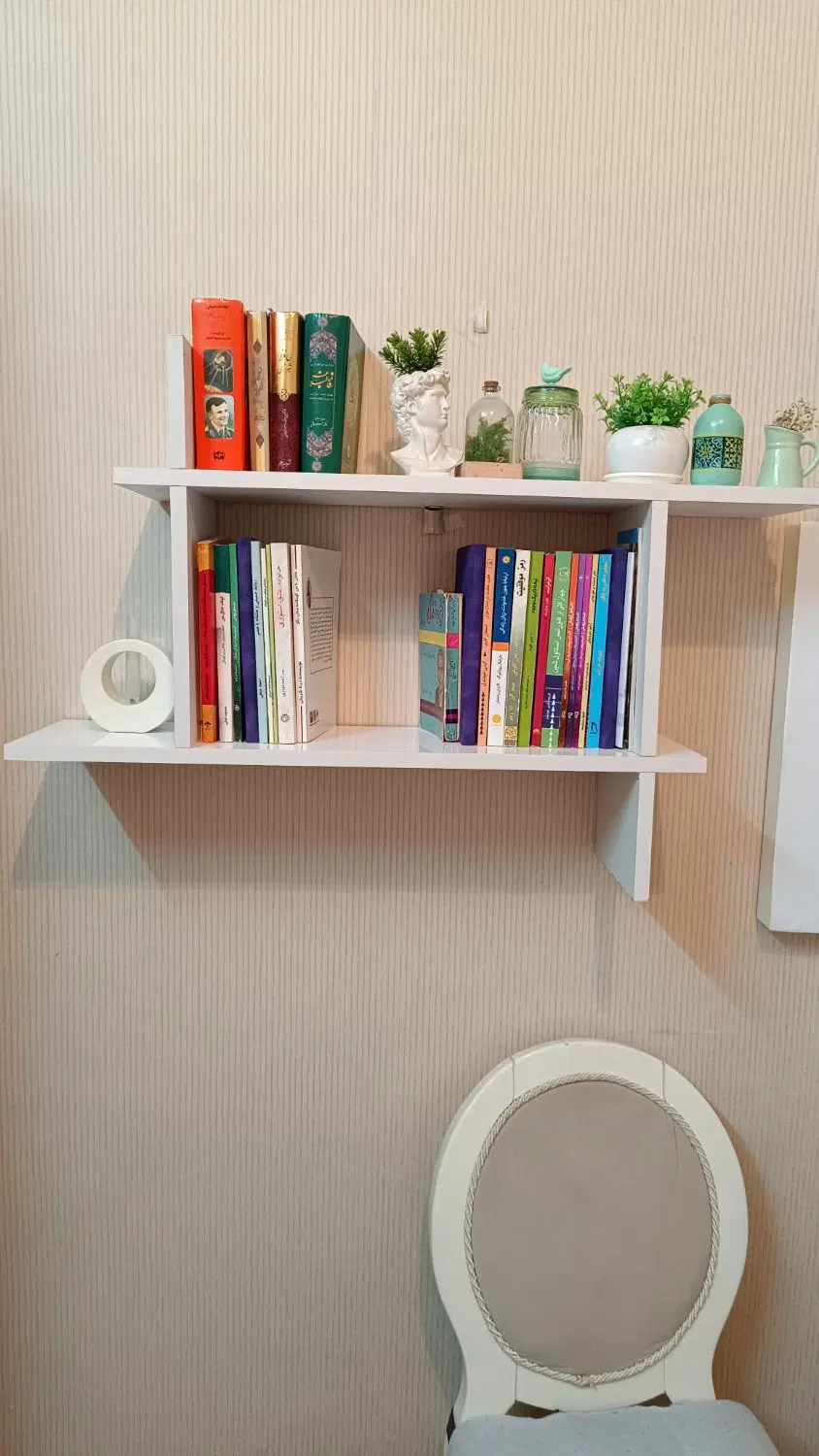 شلف|کتابخانه، شلف، قفسه‌های دیواری|نجف‌آباد, دلگشا|دیوار