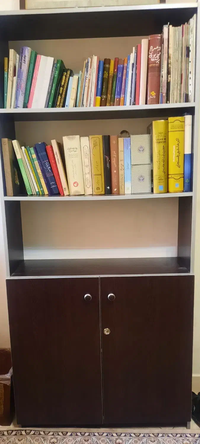 کتابخانه|کتابخانه، شلف، قفسه‌های دیواری|تهران, توحید|دیوار