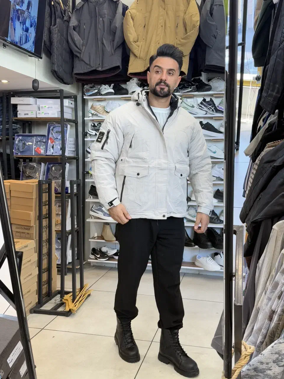 کاپشن جیب جیب پاکتی وارداتی(بهنام پلیس)|لباس|تبریز, |دیوار