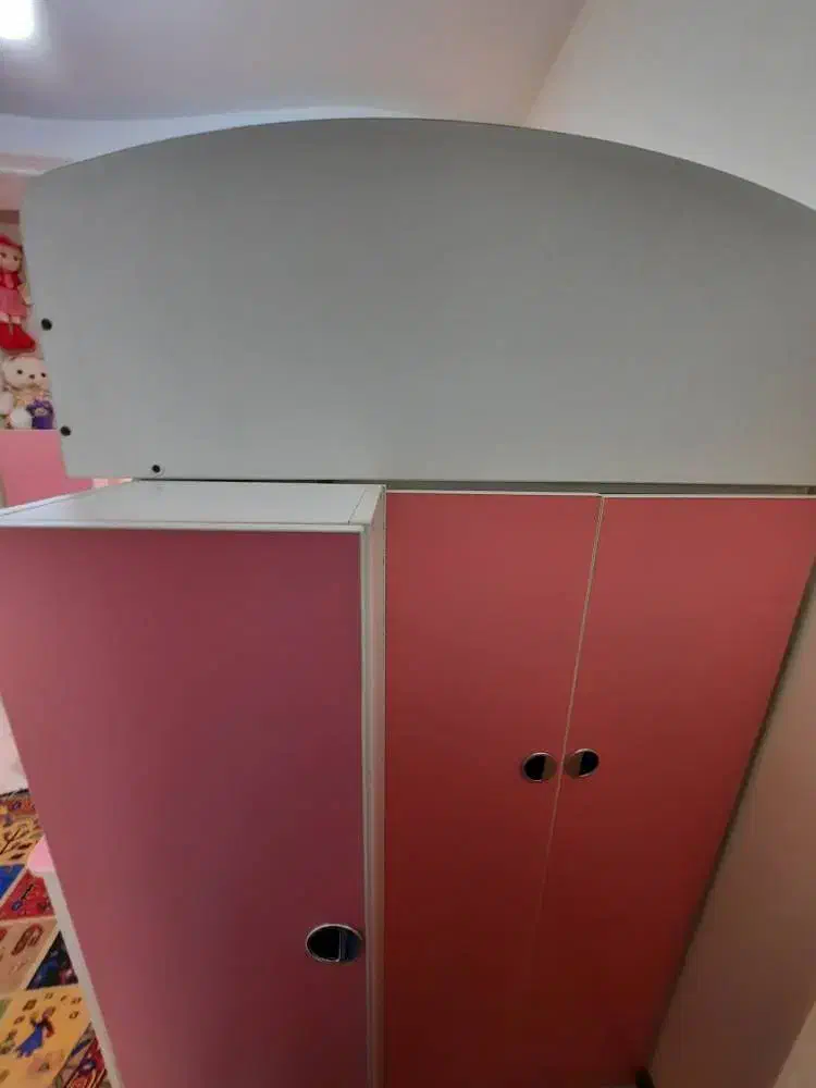 مجموعه تخت و کمد. تخت دوطبقه|تخت و سرویس خواب|تهران, افسریه شمالی|دیوار