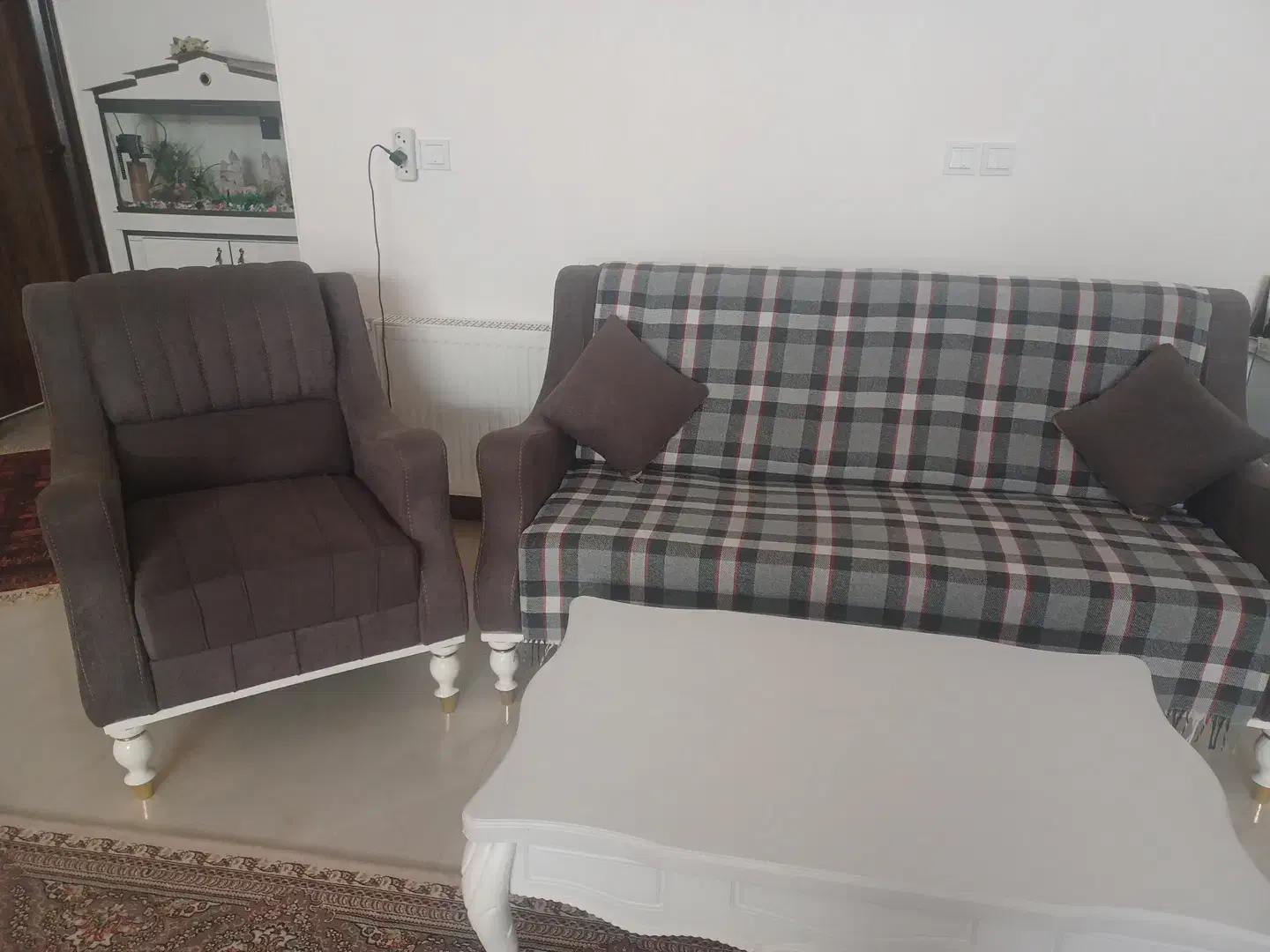 مبل ۸نفره|مبلمان خانگی و میز عسلی|گلپایگان, |دیوار