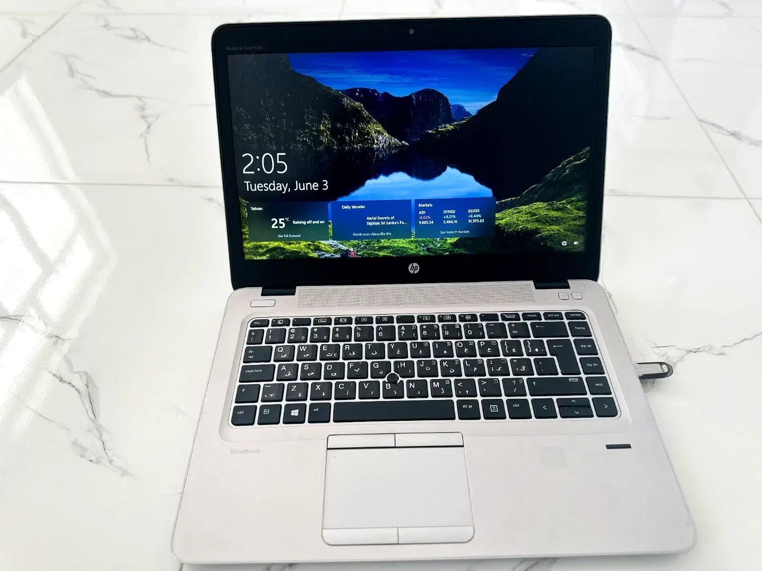 لپ تاپ hp elitebook 743 g3|رایانه همراه|بروجرد, |دیوار
