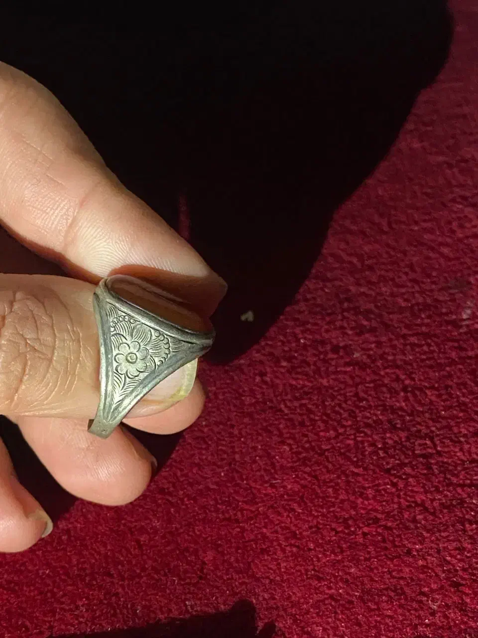 آویز نقره و انگشتر عقیق|جواهرات|قم, شهرک امام حسین|دیوار