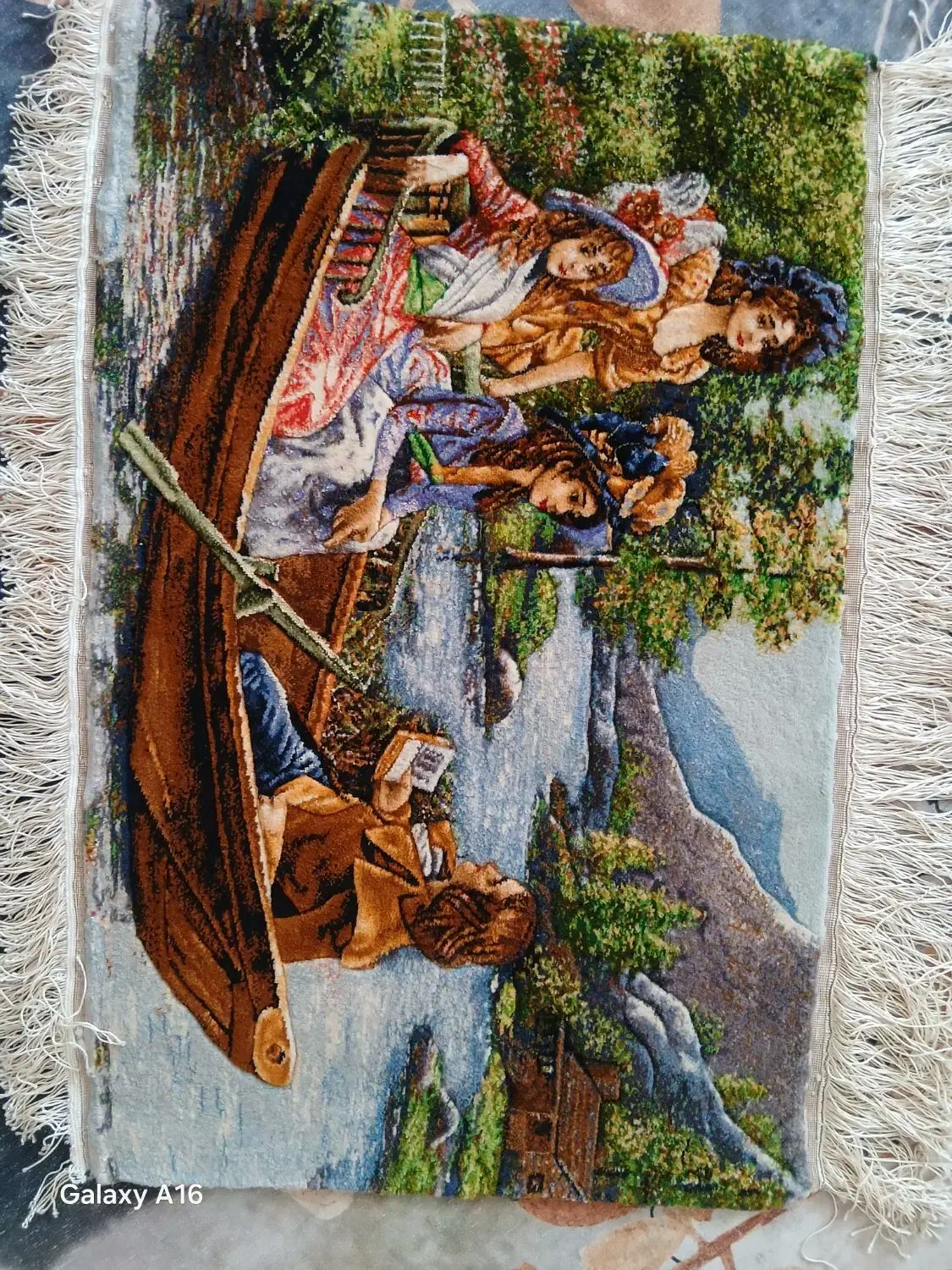 تابلو فرش دستباف ابریشم|تابلو فرش|بم, |دیوار