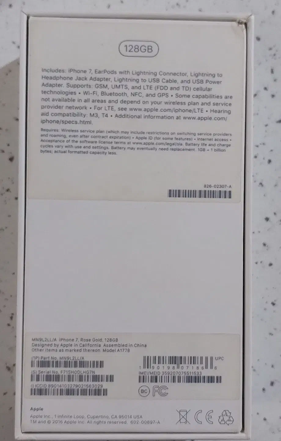 آیفون ۷ رزگلد/ 128 GB|موبایل|تهران, جنت‌آباد جنوبی|دیوار