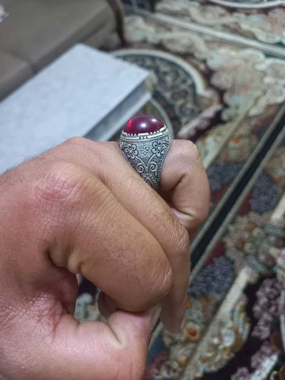 انگشتر یاقوت استار|جواهرات|سنندج, |دیوار