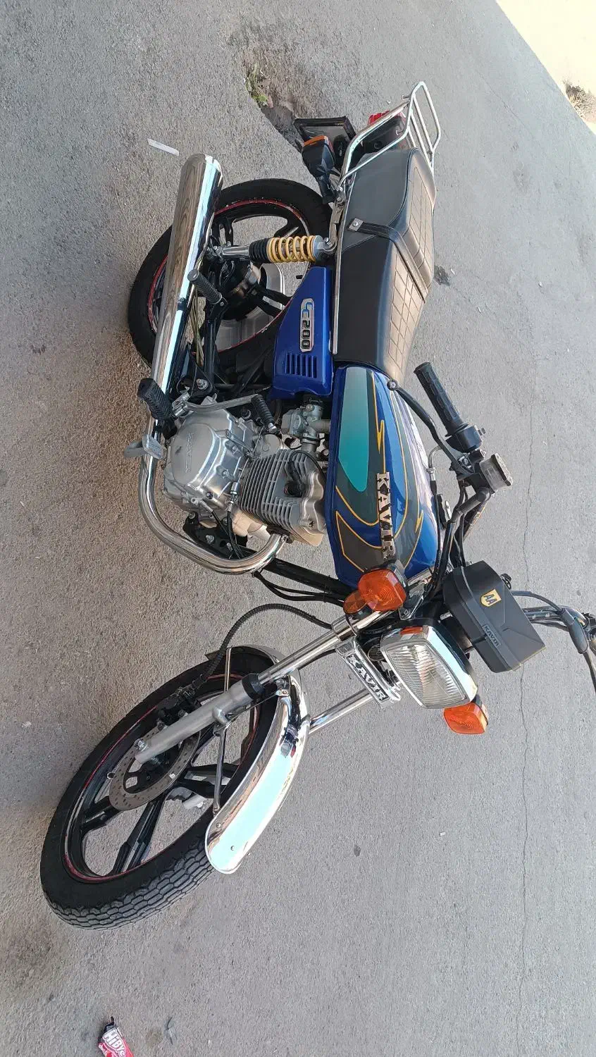 کویر 200مدل 402یکسال بیمه معاوضه با ایفون|موتورسیکلت|کاشان, میدانگاه آقا|دیوار