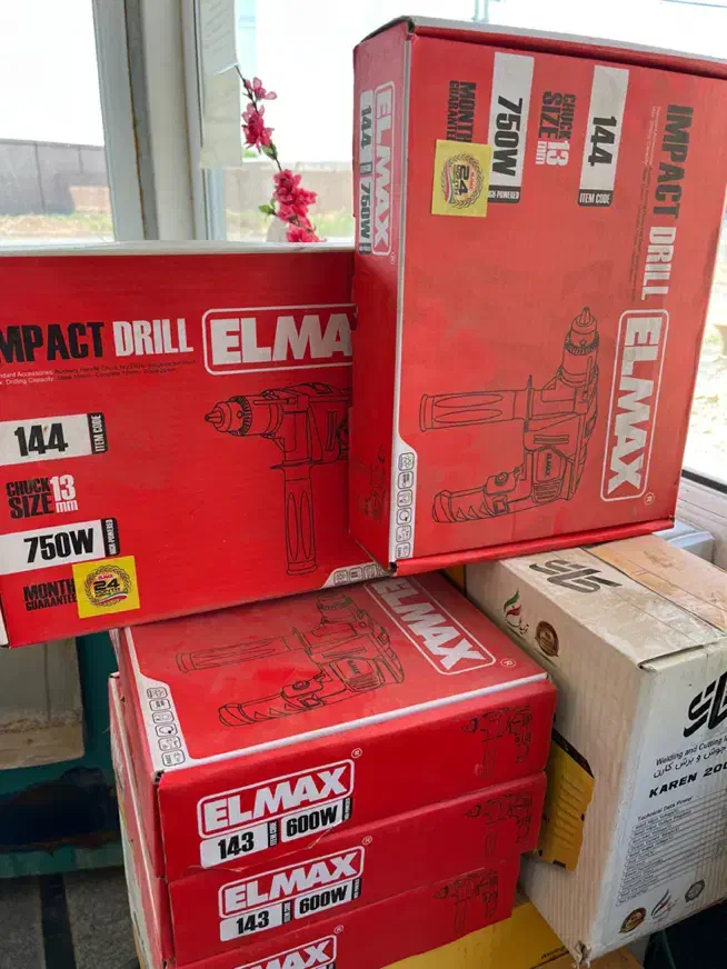 دریل چکشی از برند مطرح المکس مدل 144|ابزارآلات|عطاملک, |دیوار