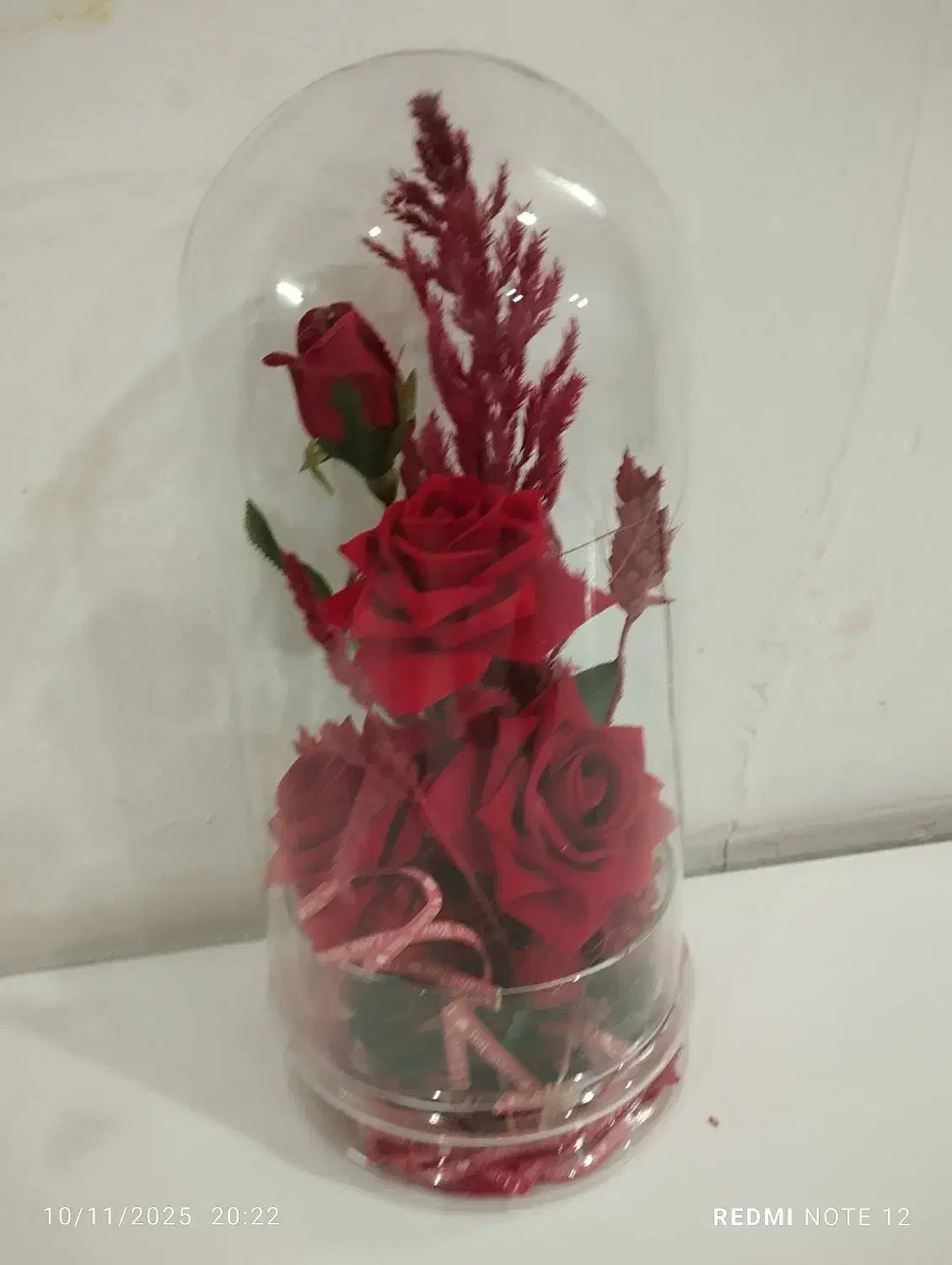 باکس شیشه‌ای گل|گل مصنوعی|قم, سربخش|دیوار